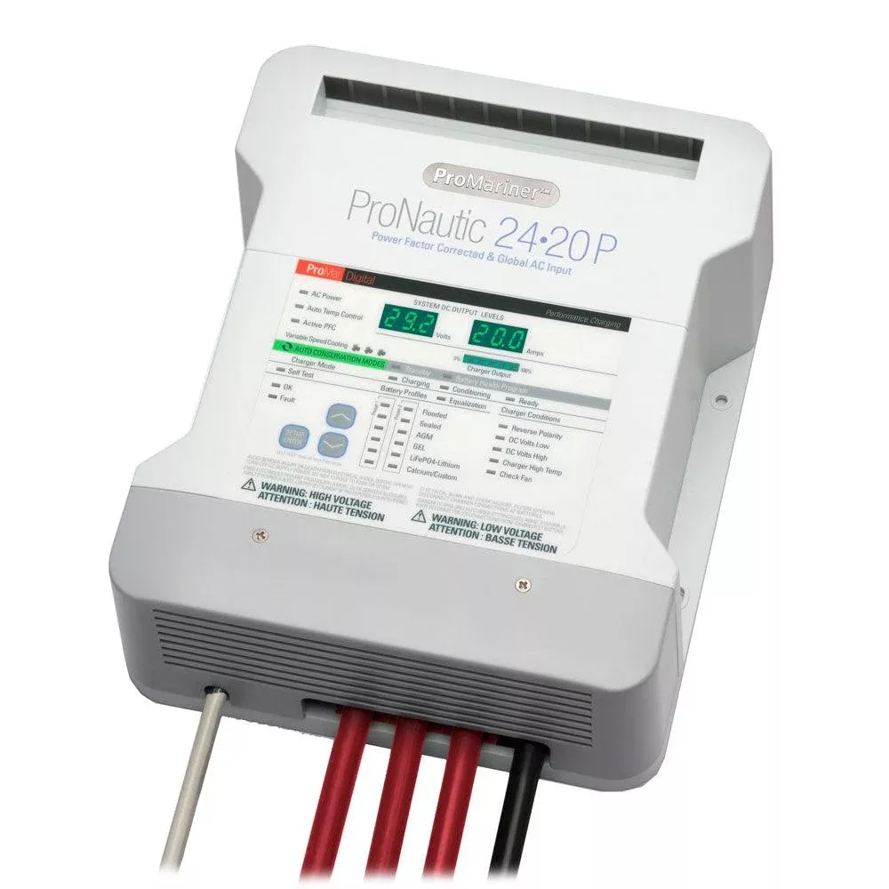 promariner-pronautic-2420p-24v-20-amp-3-bank-battery-charger-63170 ProMariner ProNautic 2420P 24V 20 Amp 3 Bank Battery Charger 63170