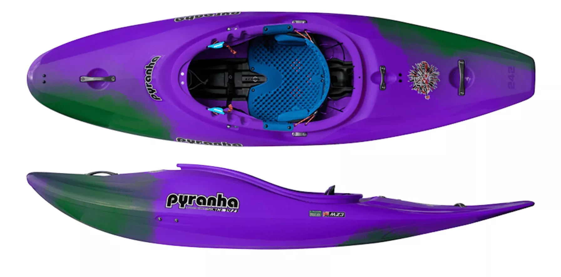 Pyranha Firecracker Whitewater Kayak W/ Elite Outfitting