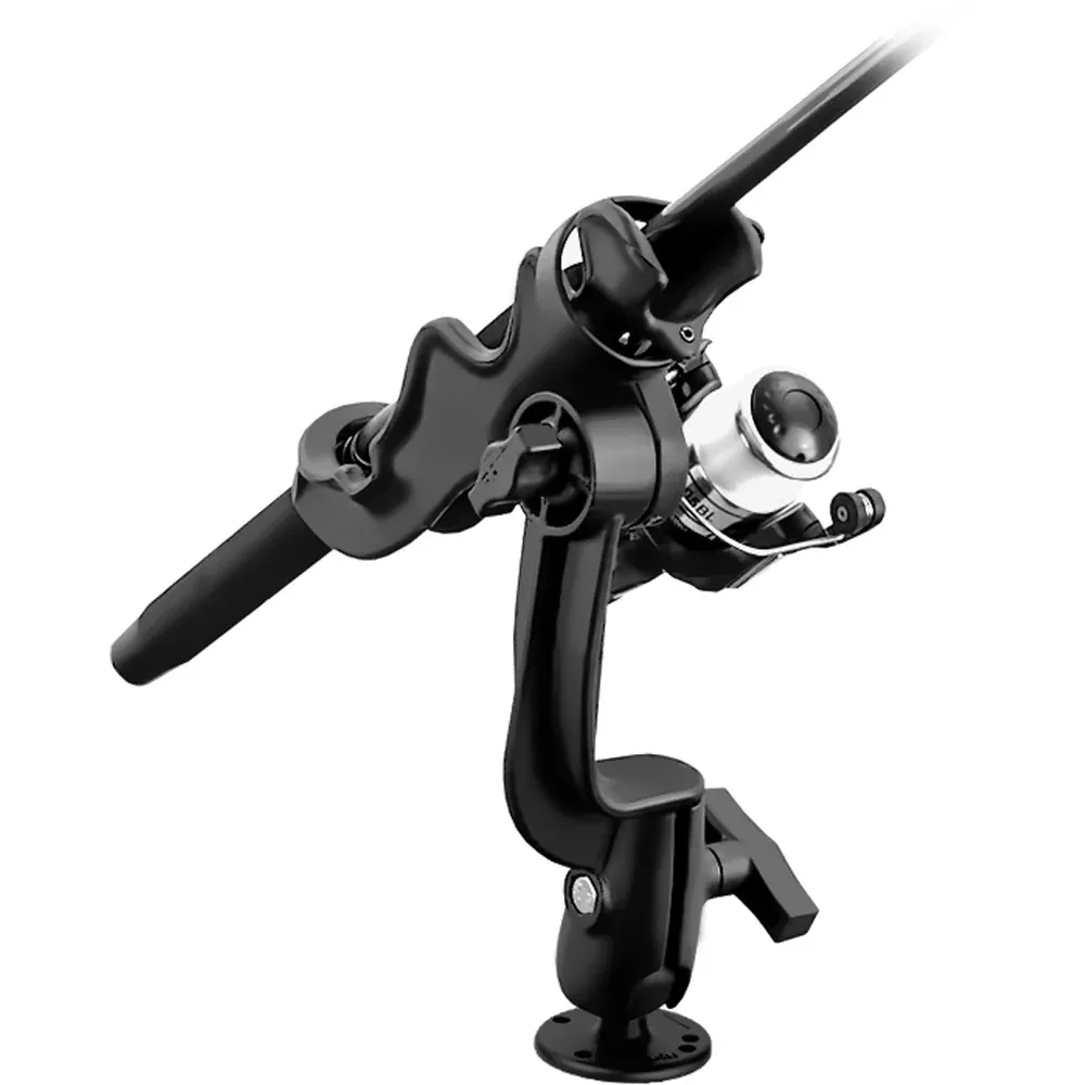 ram-mount-ramrod-2000-fishing-rod-holder-wramrod-revolution-ratchetsocket-system RAM Mount RAMROD 2000 Fishing Rod Holder wRAMROD Revolution RatchetSocket System Round Flat Surface Base RAM114RBU