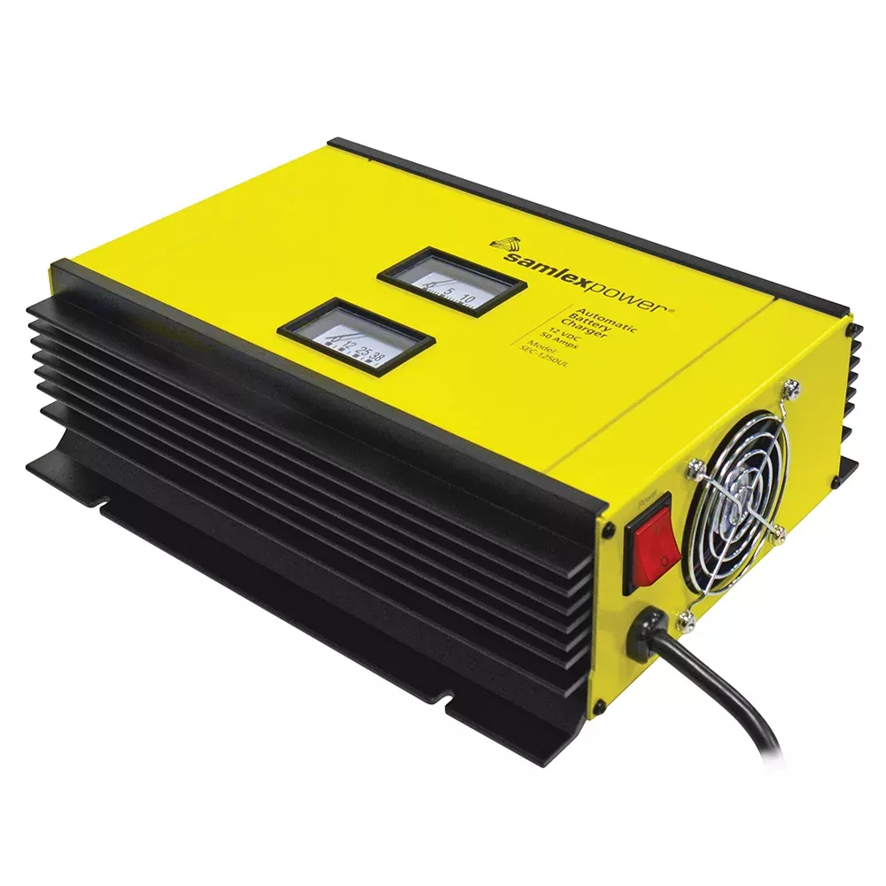 samlex-50a-battery-charger-12v-2bank-3stage-wdip-switch-lugs-includes-temp-senso Samlex 50A Battery Charger 12V 2Bank 3Stage wDip Switch Lugs Includes Temp Sensor SEC1250UL