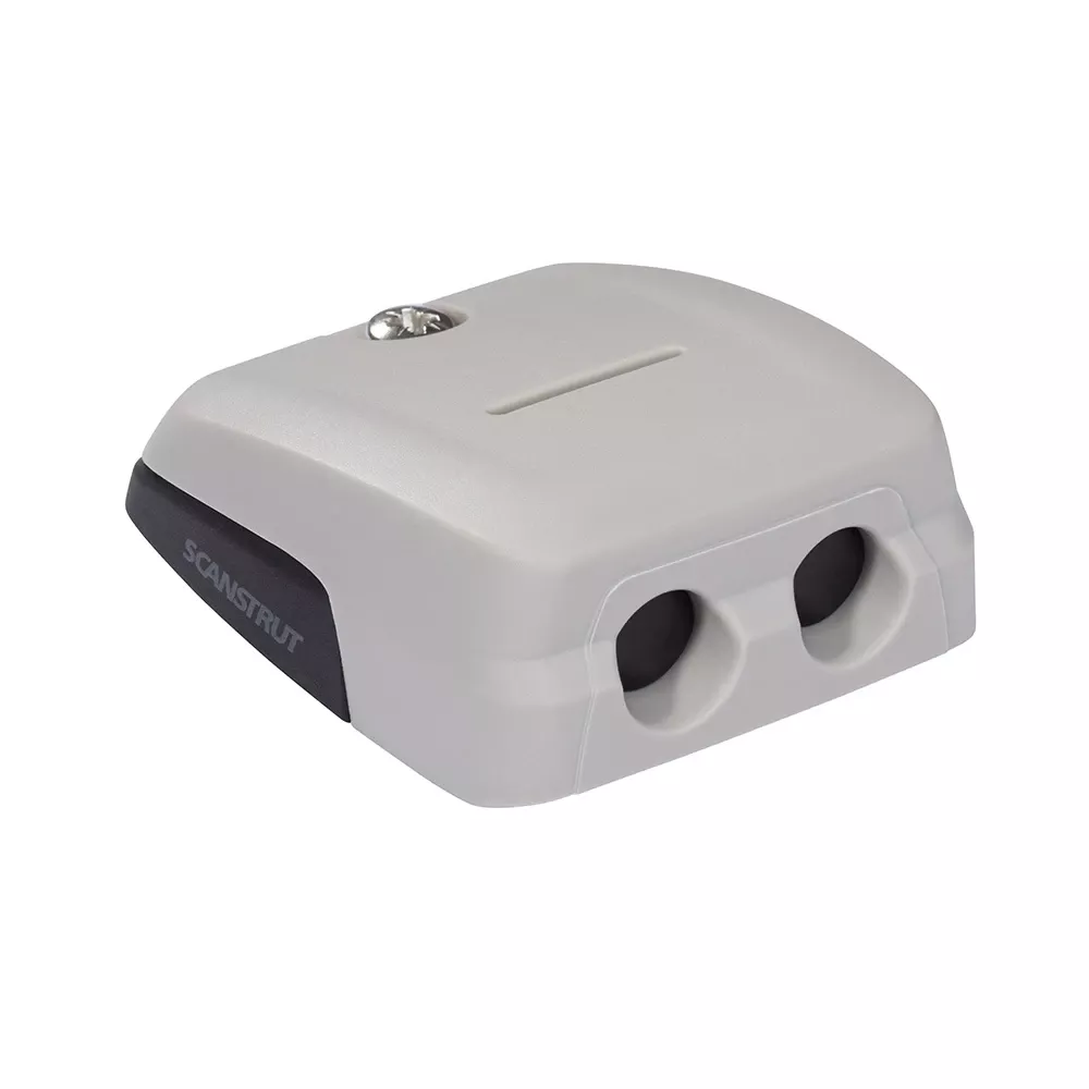 Scanstrut Horizontal Double-Entry Cable Seal - Grey - Multiple Cable Combinations [DS-HD10]
