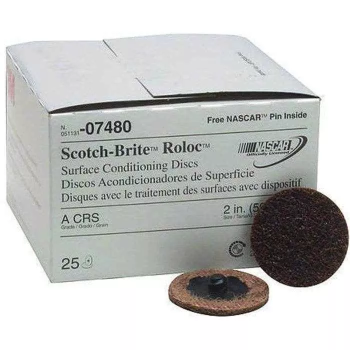 scotch-brite-roloc-surface-conditioning-discs-coarse-2-in Scotch Brite Roloc Surface Conditioning Discs Coarse - 2 in.