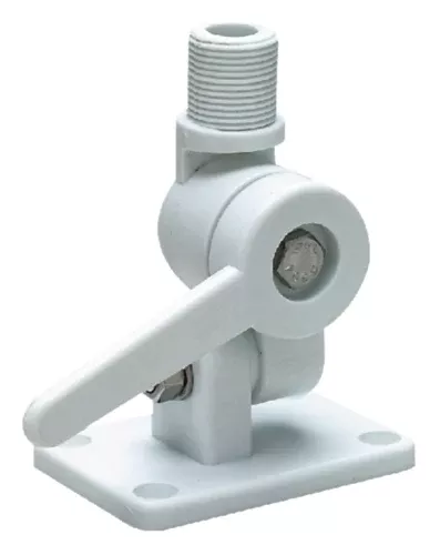 seachoice-antenna-ratchet-mnt-white-50-19501 Seachoice Antenna Ratchet Mnt White 50-19501