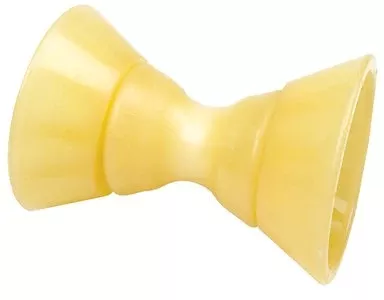seachoice-bow-roller-w-bells-3-x1-2-yellow-50-56590 Seachoice Bow Roller w/Bells 3"x1/2" Yellow 50-56590