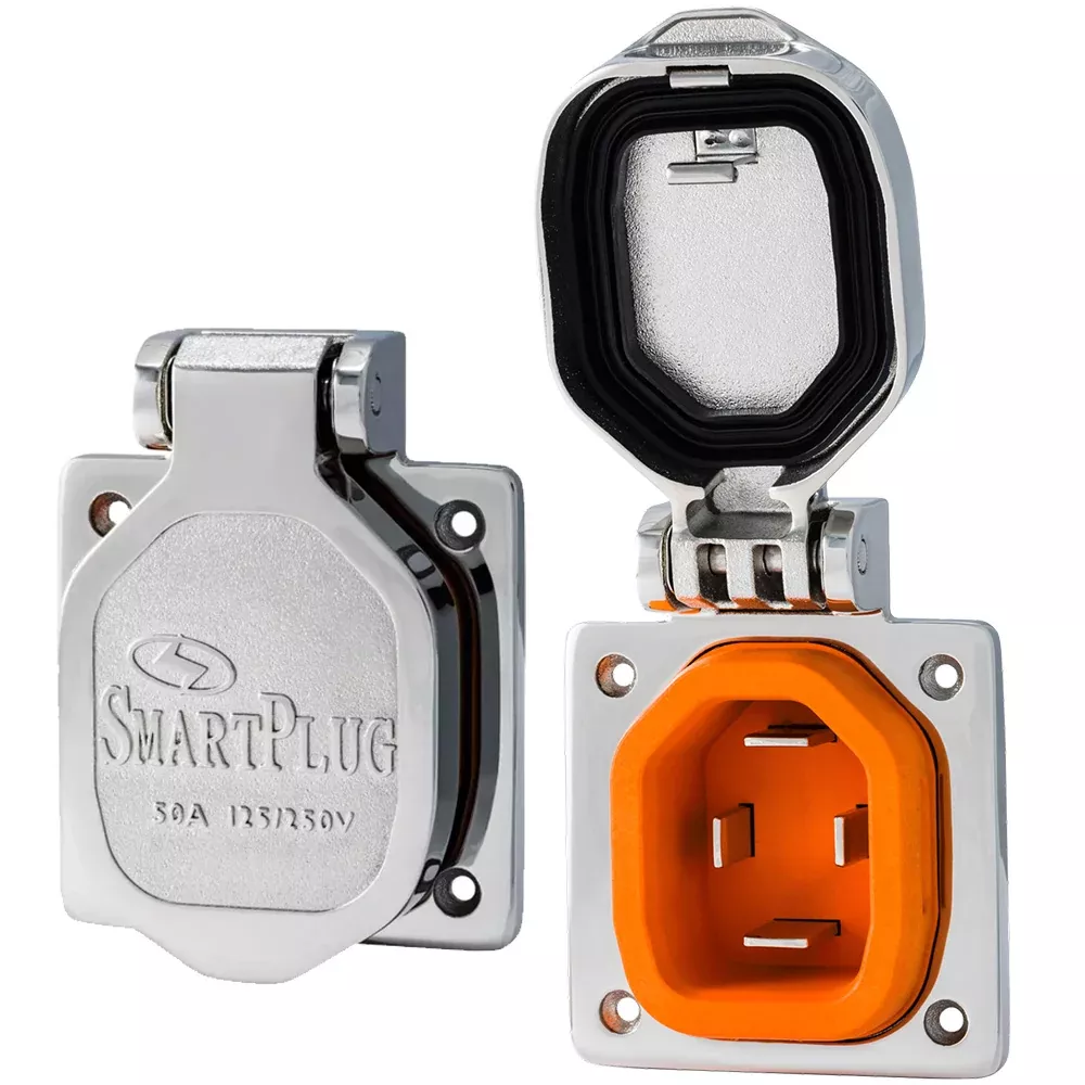 smartplug-50-amp-boat-amp-rv-inlet-stainless-steel SmartPlug 50 Amp Boat & RV Inlet - Stainless Steel