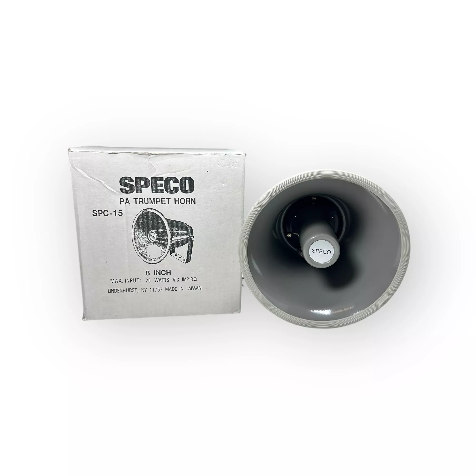 speco-spc-15-pa-trumpet-horn-speaker-8-25-watts Speco SPC-15, PA Trumpet Horn Speaker 8'' 25 Watts
