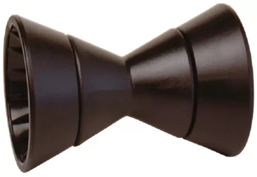 Tie Down Bow Roller Assembly 3-Piece 4" Black 86404