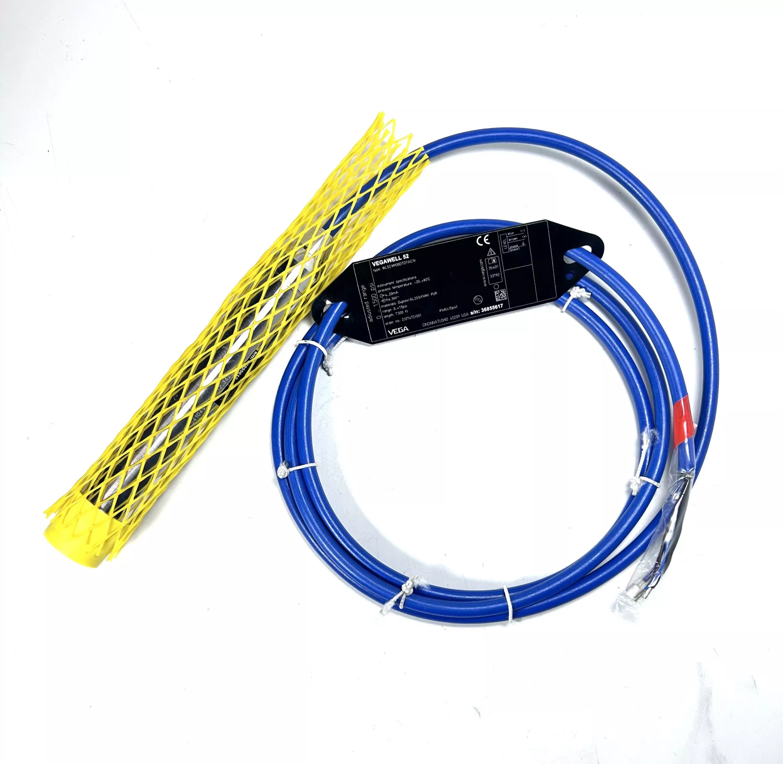 Vegawell 52 WL52 MGBDTD7AC1V, Submersible Pressure Sensor Transmitter Cable