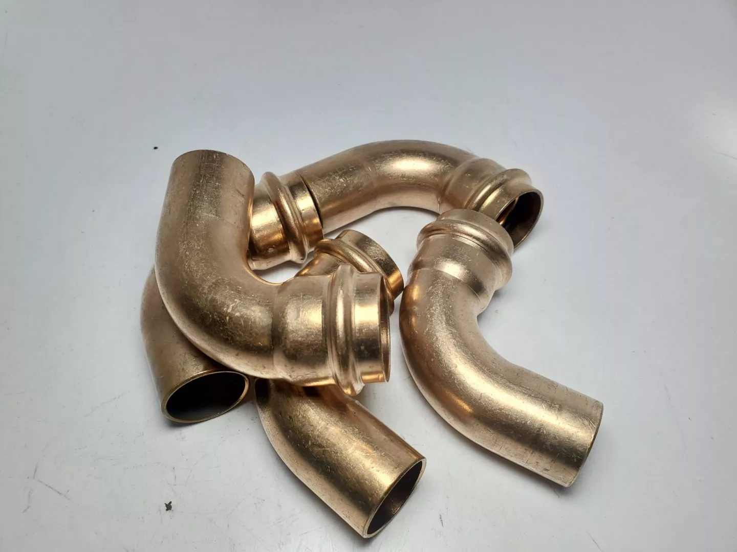 Viega SeaPress 0316.1 453244 - 28mm 90 Deg Copper/Nickel Street Elbow - LOT OF 5