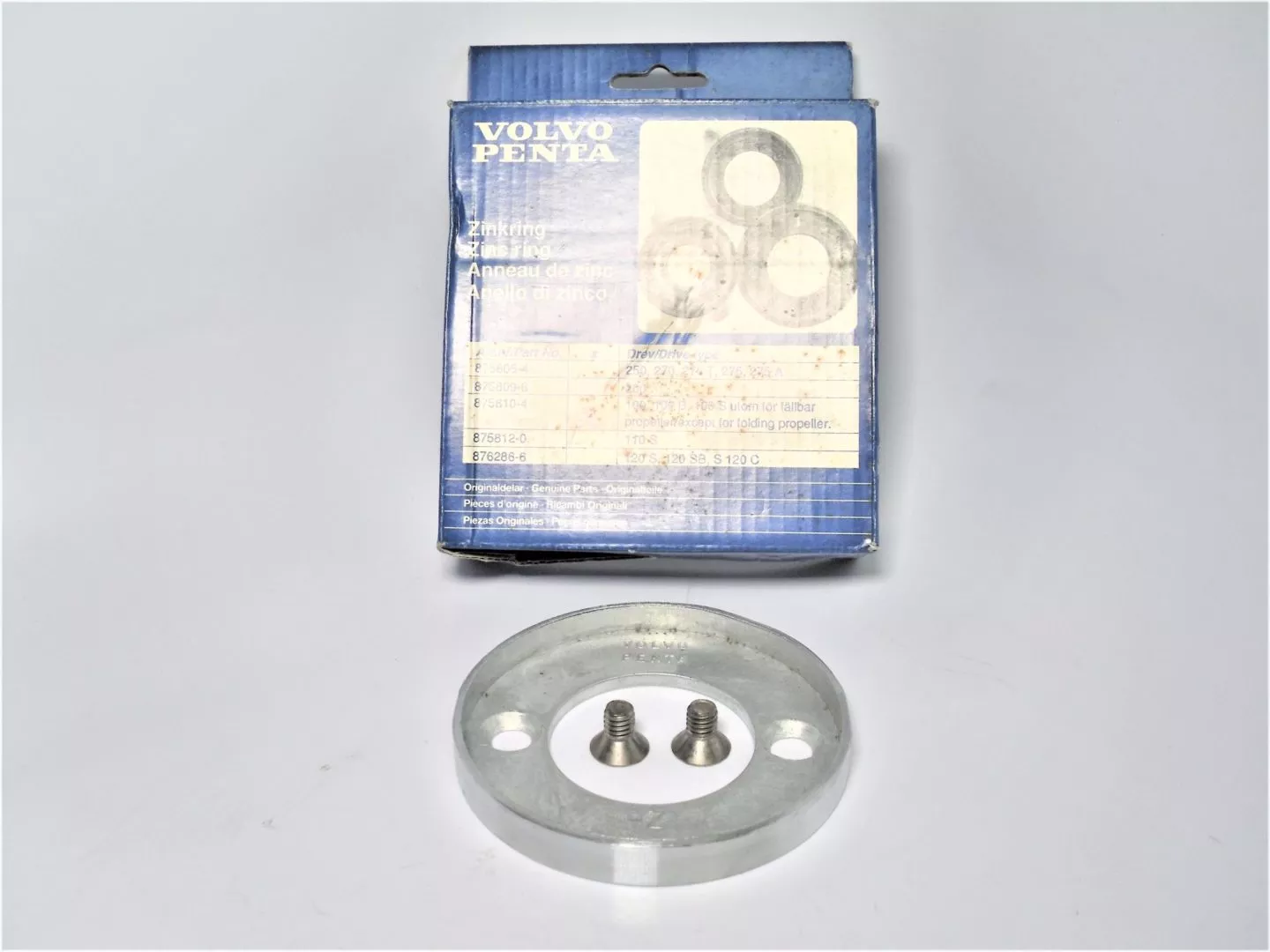 volvo-penta-852018-100-100b-100s-sail-drive-zinc-ring-anode-kit-oem-new Volvo Penta 852018 100 100B 100S Sail-Drive Zinc Ring Anode Kit *OEM*NEW*