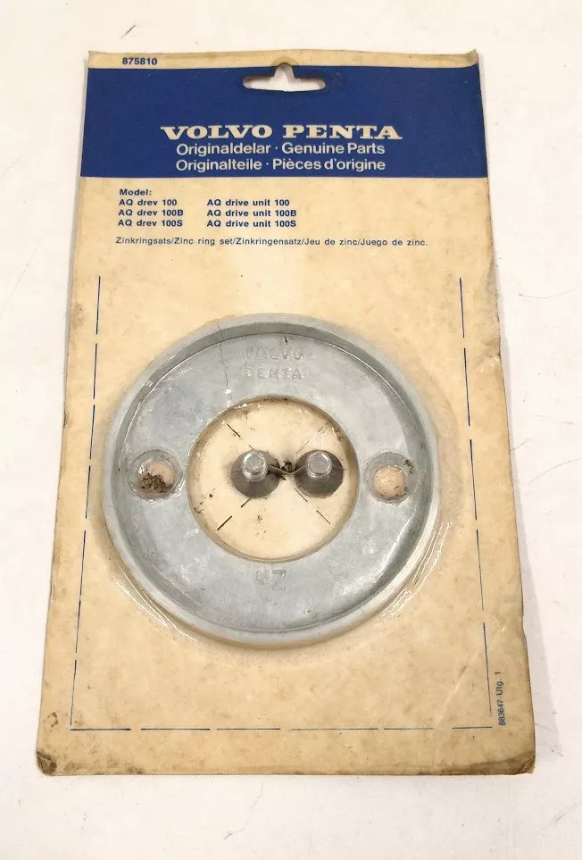 Volvo Penta - 875810 - Zinc Ring Anode Set