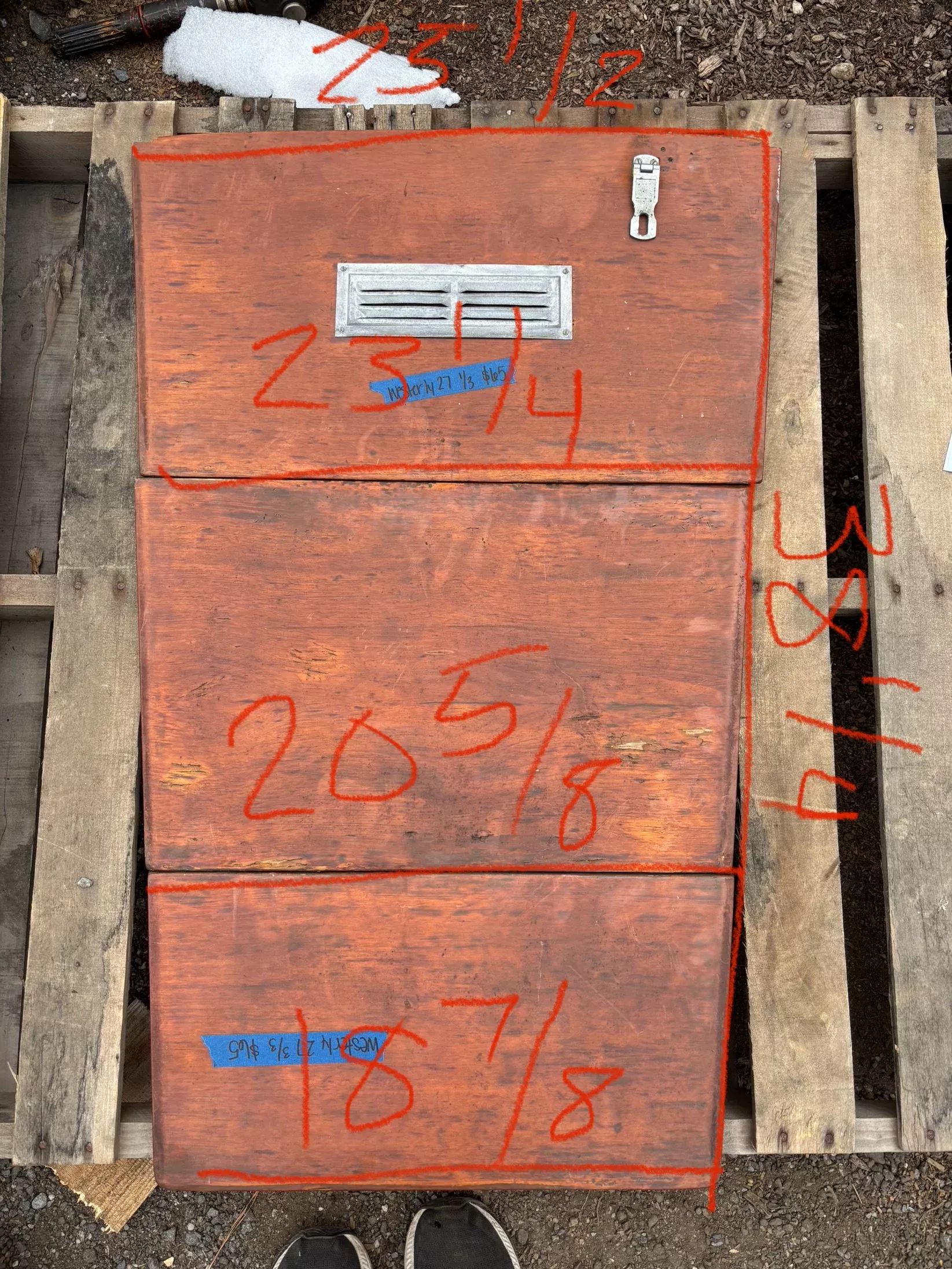 Westerly 27 Set of 3 Companionway Boards -- #36