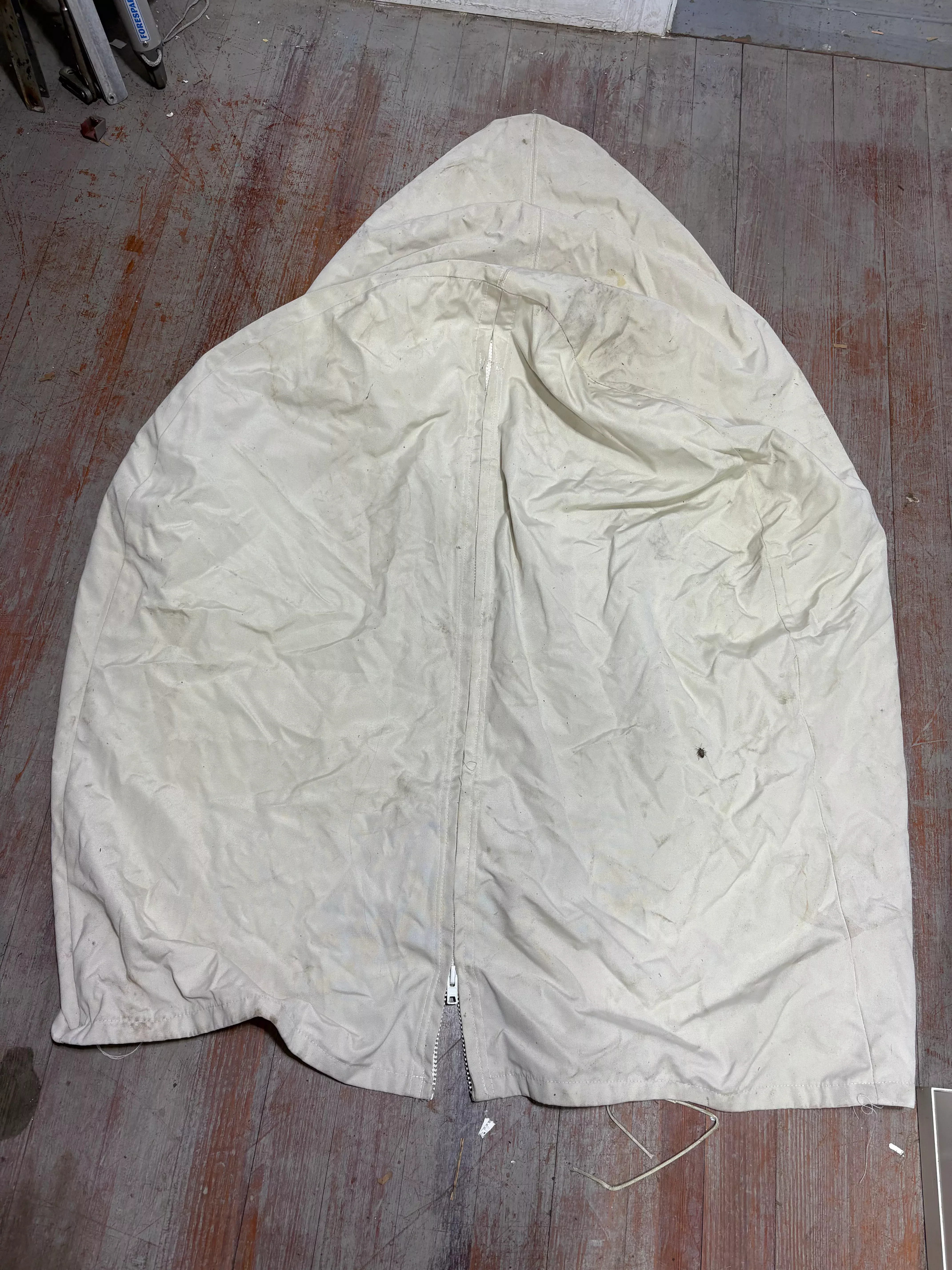 White Canvas Wheel Cover
