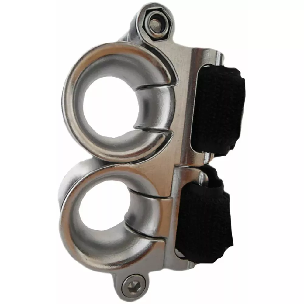 wichard-marine-double-fairlead-25mm-diameter-stanchion-w-webbing-velcro-stripe Wichard Marine - Double Fairlead - 25mm Diameter Stanchion w/Webbing, Velcro Stripe