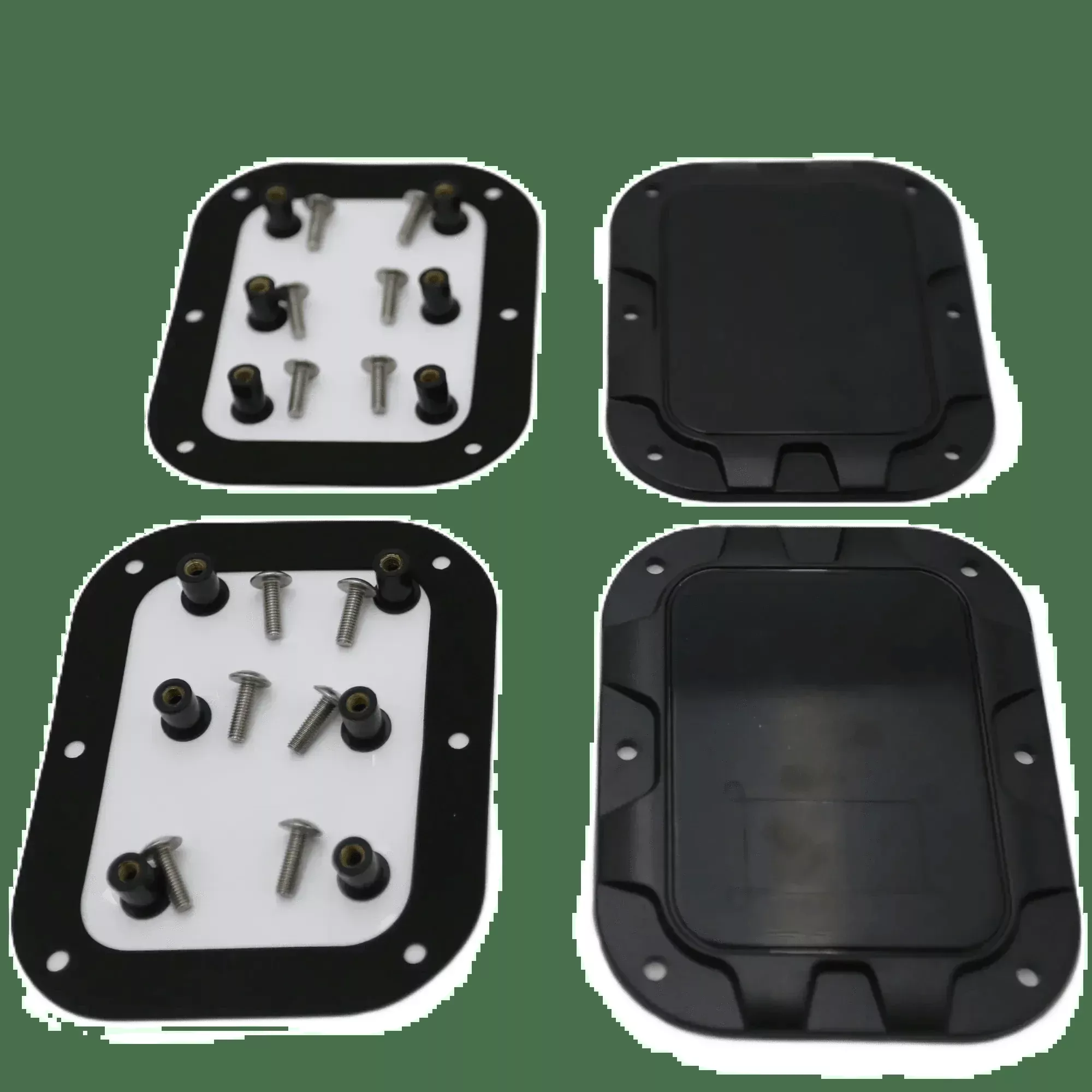 WIlderness Systems Tactical Pro Thru-Hull Plate 2PK with Hardware Kit