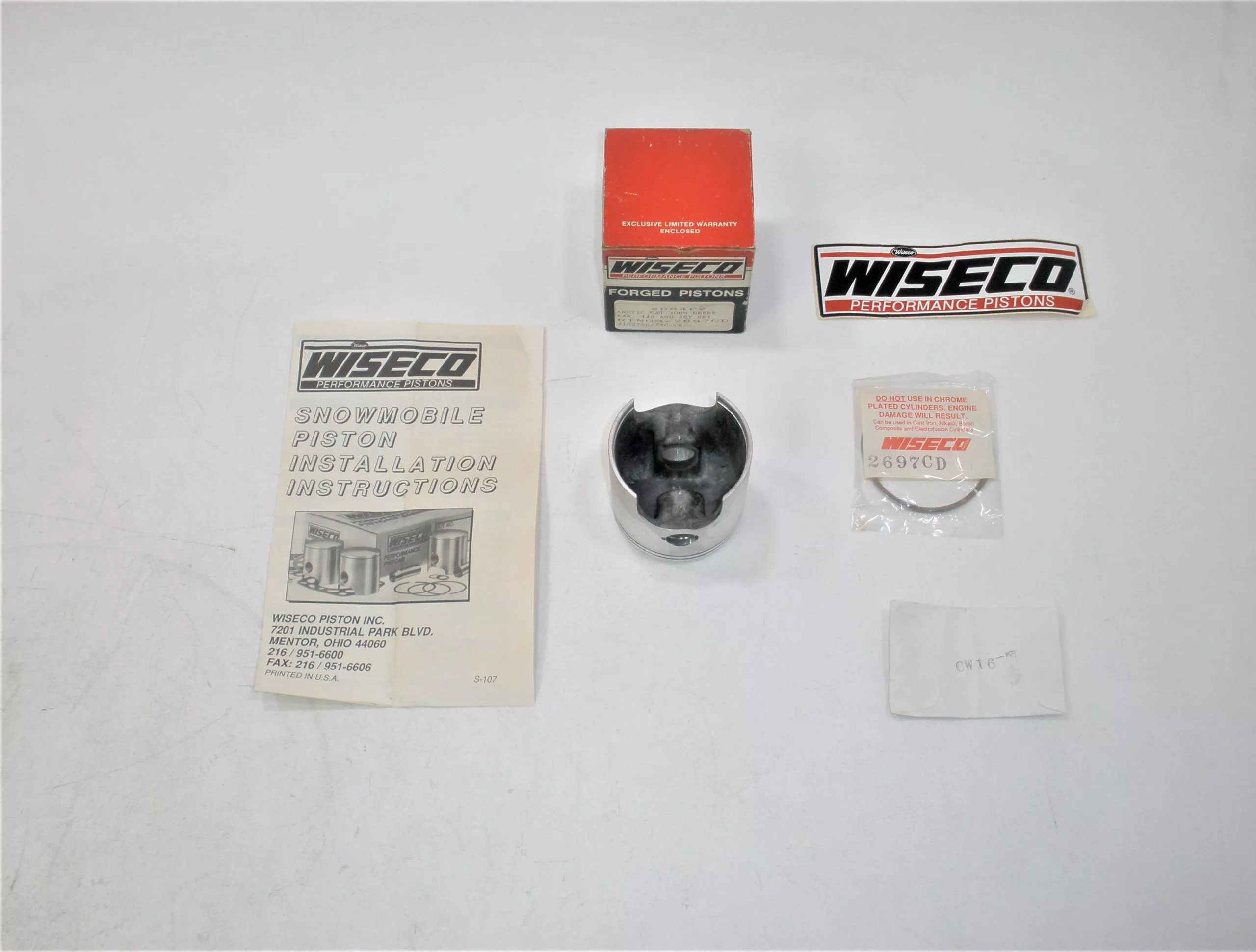 wiseco-2084p2-artic-cat-john-deere-kawasaki-motor-engine-piston-kit-new Wiseco 2084P2 Artic Cat John Deere Kawasaki Motor Engine Piston Kit *NEW*