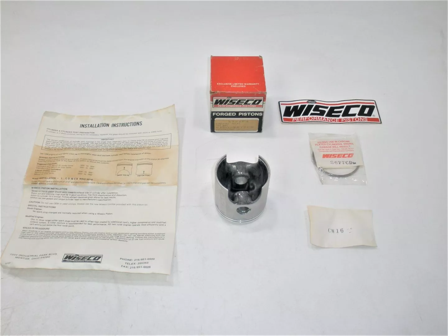 wiseco-2322ps-kawasaki-js440-jet-ski-pwc-engine-motor-piston-kit-new-free-ship Wiseco 2322PS Kawasaki JS440 Jet Ski PWC Engine Motor Piston Kit *NEW*FREE SHIP*