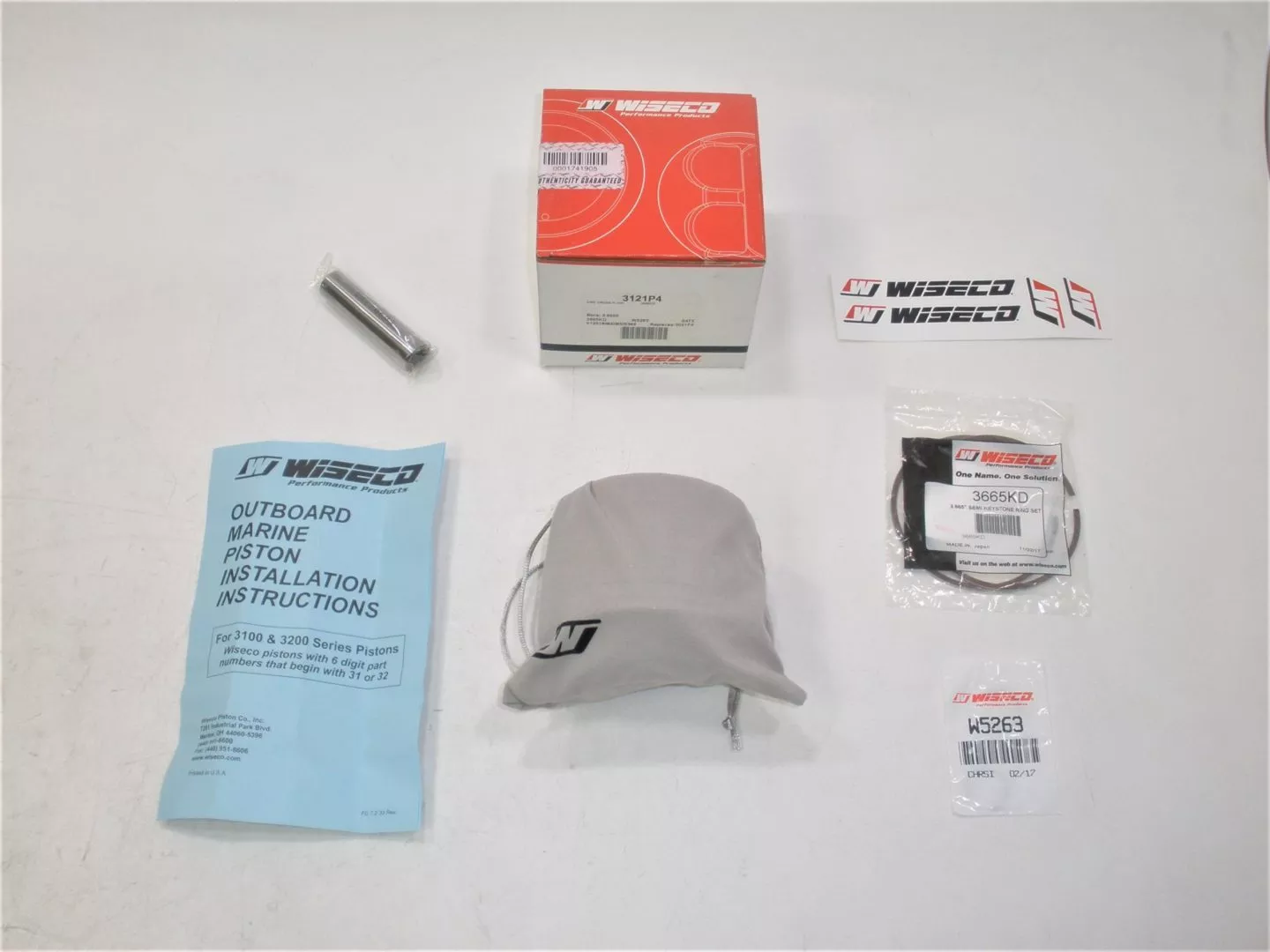 wiseco-3121p4-johnson-evinrude-omc-v6-crossflow-marine-outboard-motor-piston-kit Wiseco 3121P4 Johnson Evinrude OMC V6 Crossflow Marine Outboard Motor Piston Kit