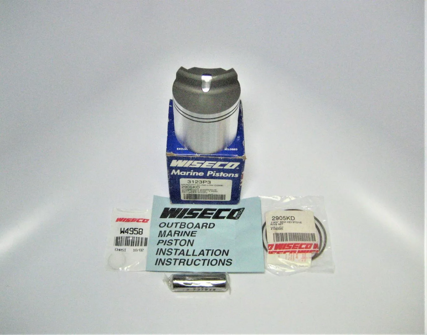 wiseco-3123p3-mercury-inline-6-crossflow-marine-engine-motor-piston-kit-new Wiseco 3123P3 Mercury Inline-6 Crossflow Marine Engine Motor Piston Kit *NEW*