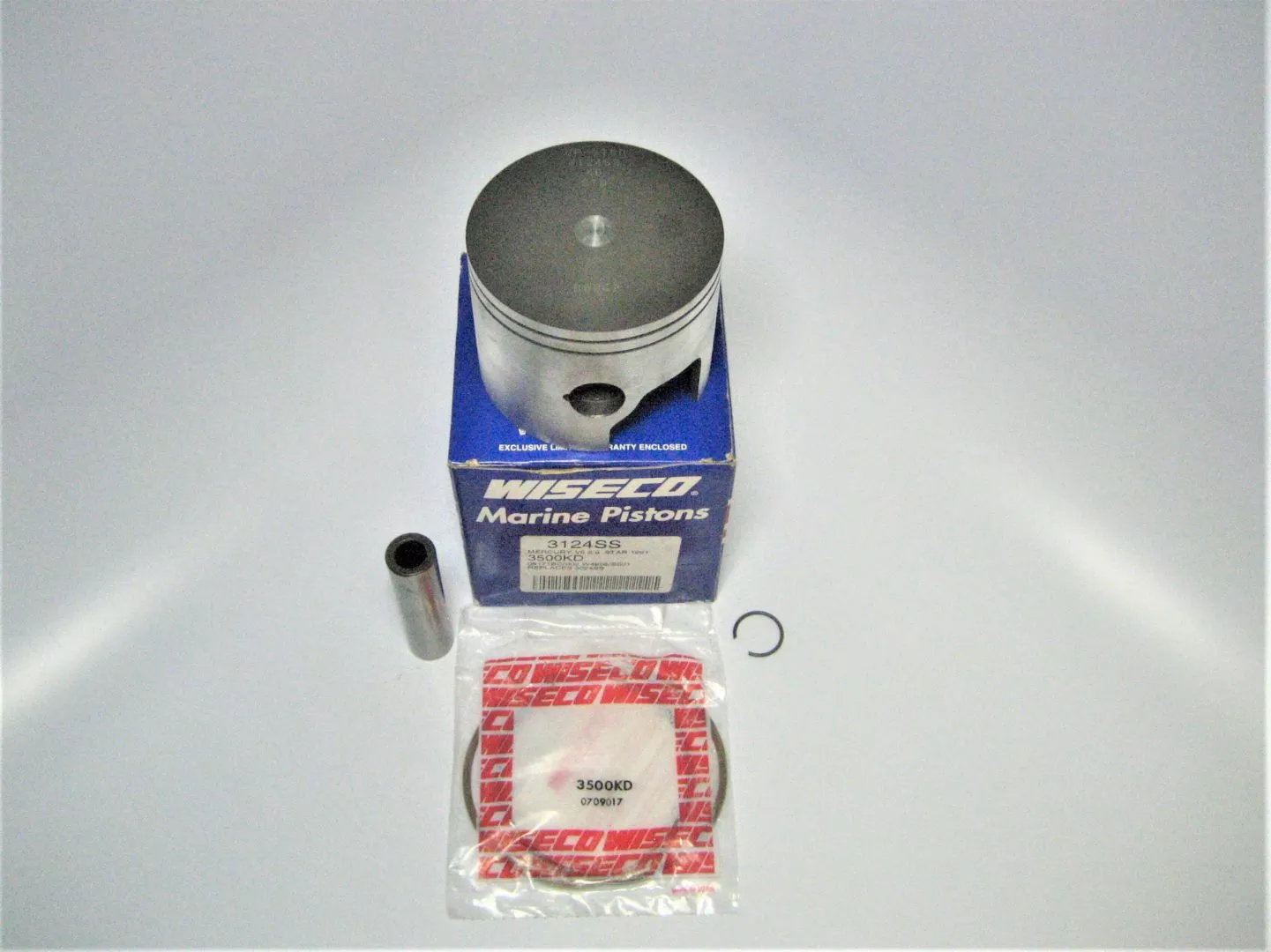 wiseco-3124ss-mercury-v6-200hp-2-5l-loop-charge-outboard-motor-piston-kit-new Wiseco 3124SS Mercury V6 200HP 2.5L Loop Charge Outboard Motor Piston Kit *NEW*