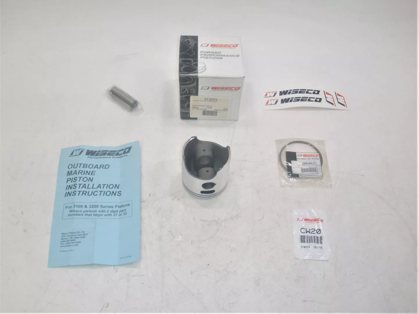 wiseco-3132p3-yamaha-60-70hp-loop-charged-outboard-engine-motor-piston-kit-new Wiseco 3132P3 Yamaha 60-70HP Loop Charged Outboard Engine Motor Piston Kit *NEW*