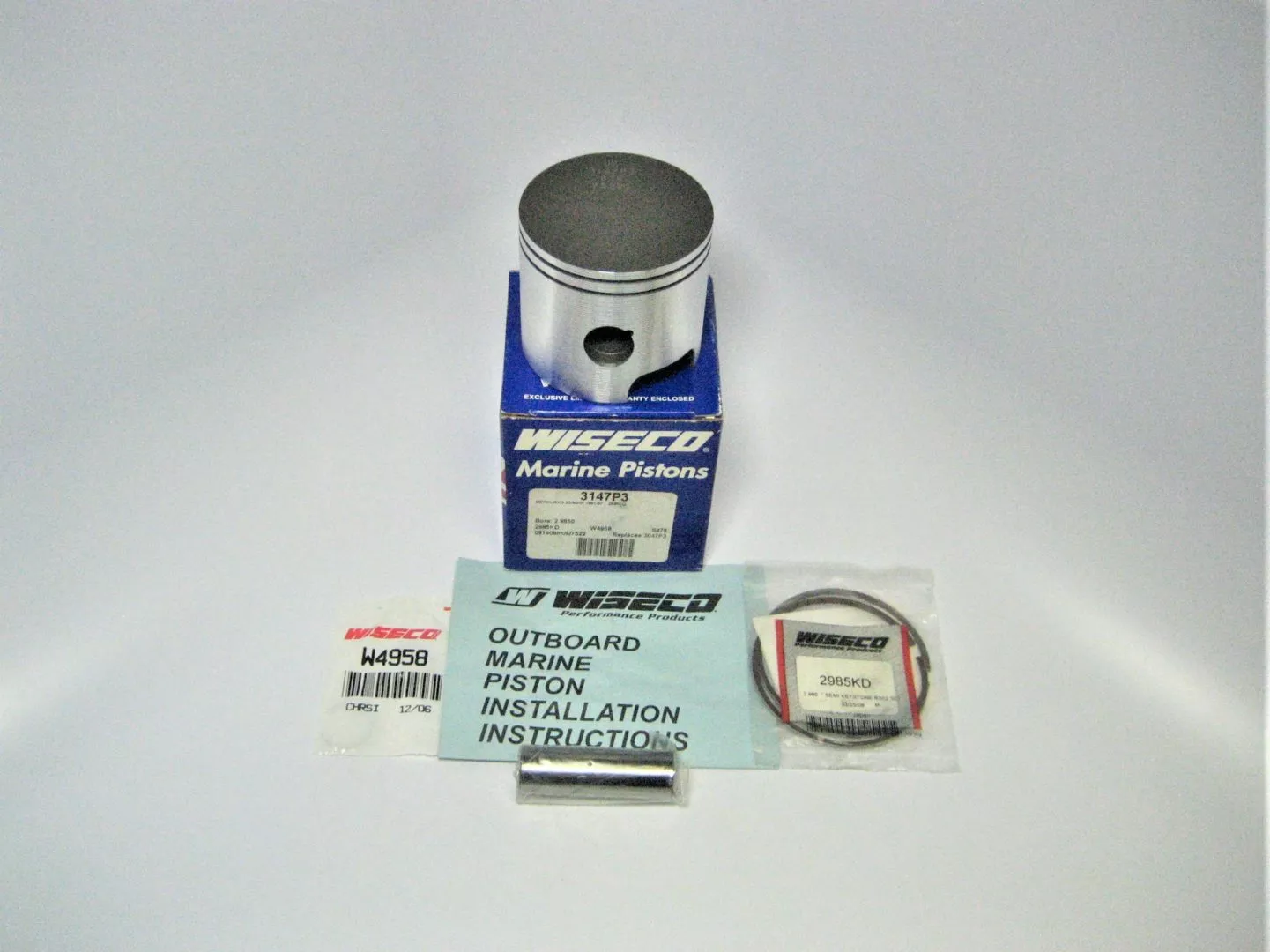 wiseco-3147p3-1991-97-mercury-50-60hp-loop-charged-outboard-motor-piston-kit-new Wiseco 3147P3 1991-97 Mercury 50-60HP Loop Charged Outboard Motor Piston Kit NEW