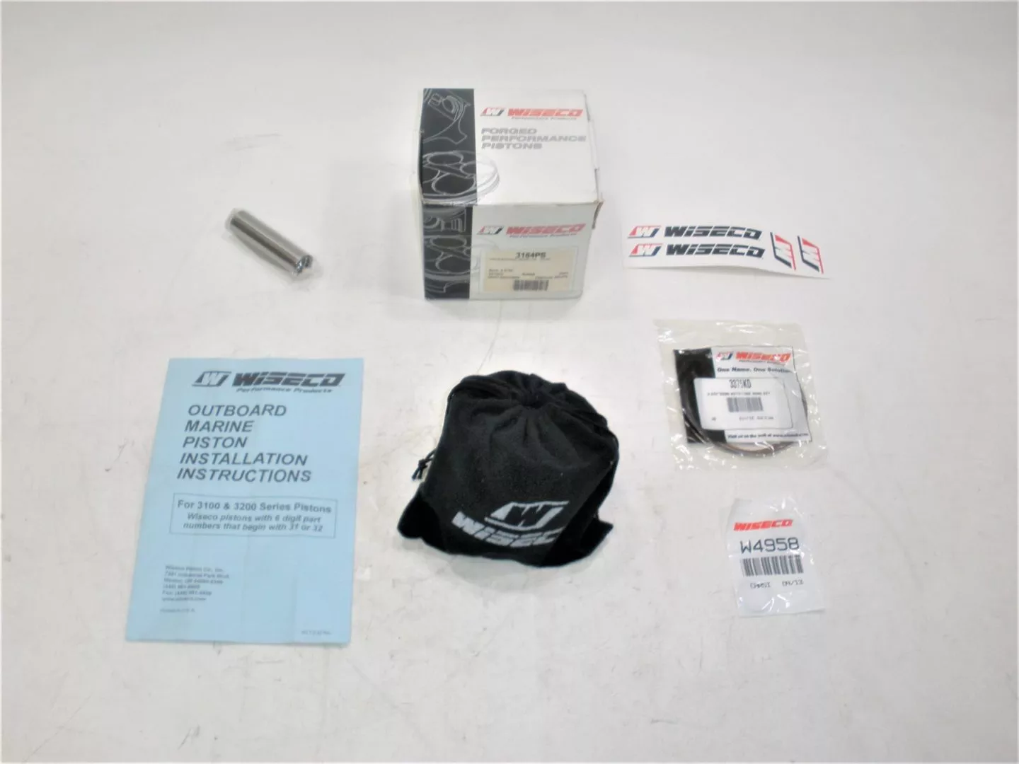 wiseco-3164ps-force-outboard-mercury-sport-jet-marine-motor-piston-kit-new Wiseco 3164PS Force Outboard Mercury Sport Jet Marine Motor Piston Kit *NEW*