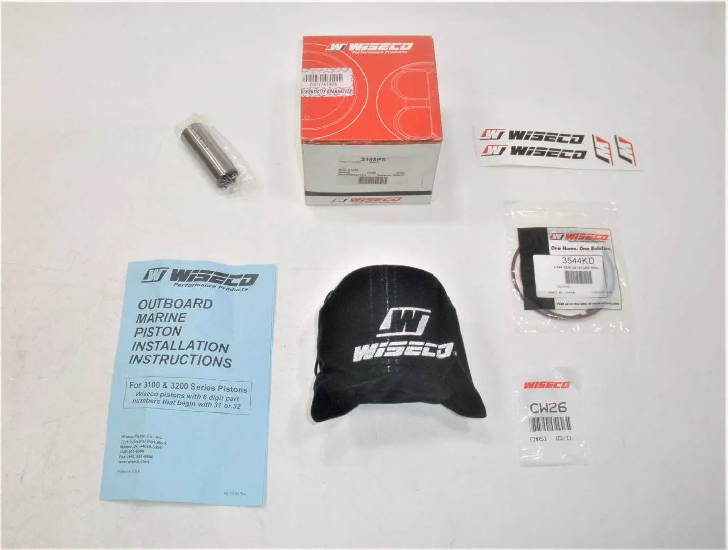 wiseco-3168ps-yamaha-v6-marine-boat-outboard-engine-motor-piston-kit-new Wiseco 3168PS Yamaha V6 Marine Boat Outboard Engine Motor Piston Kit *NEW*