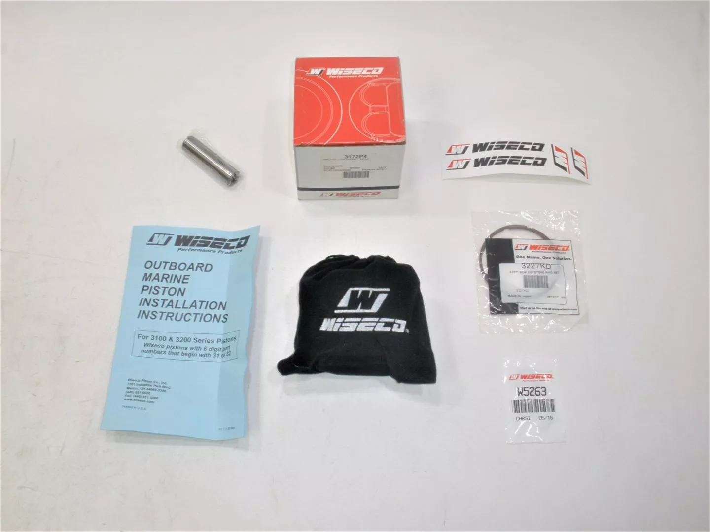 wiseco-3172p4-johnson-evinrude-omc-50-70hp-boat-outboard-motor-piston-kit-new Wiseco 3172P4 Johnson Evinrude OMC 50-70HP Boat Outboard Motor Piston Kit *NEW*