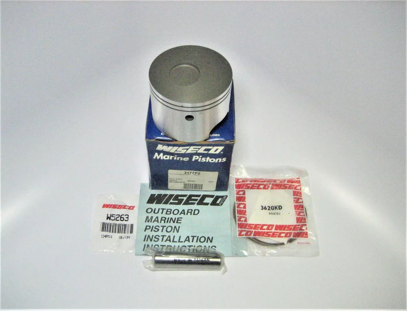 wiseco-3177p2-omc-johnson-evinrude-ficht-v6-outboard-boat-motor-piston-kit-new Wiseco 3177P2 OMC Johnson Evinrude Ficht V6 Outboard Boat Motor Piston Kit *NEW*