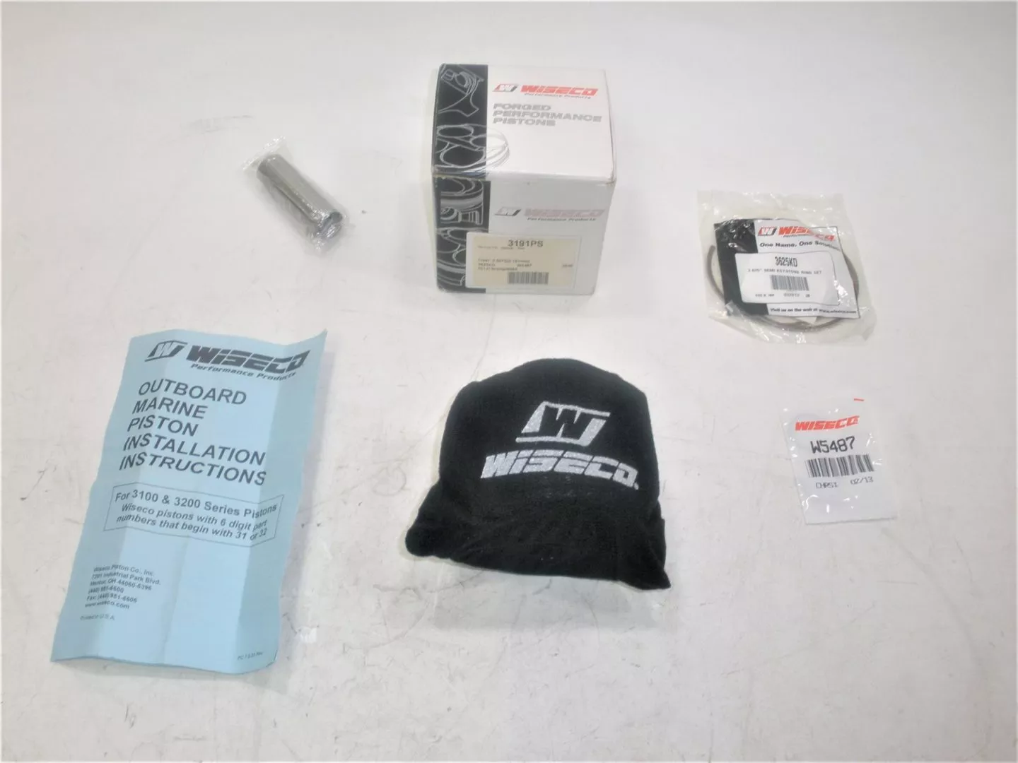 wiseco-3191ps-mercury-v6-optimax-3-0l-marine-outboard-motor-piston-kit-new Wiseco 3191PS Mercury V6 OptiMax 3.0L Marine Outboard Motor Piston Kit *NEW*