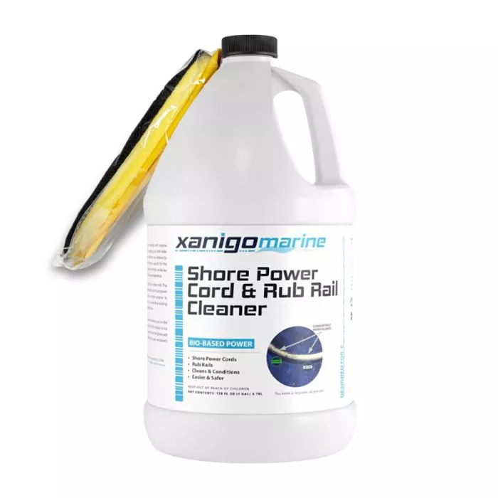 Xanigo Marine Shore Power Cord & Rub Rail Cleaner - 1 Gallon