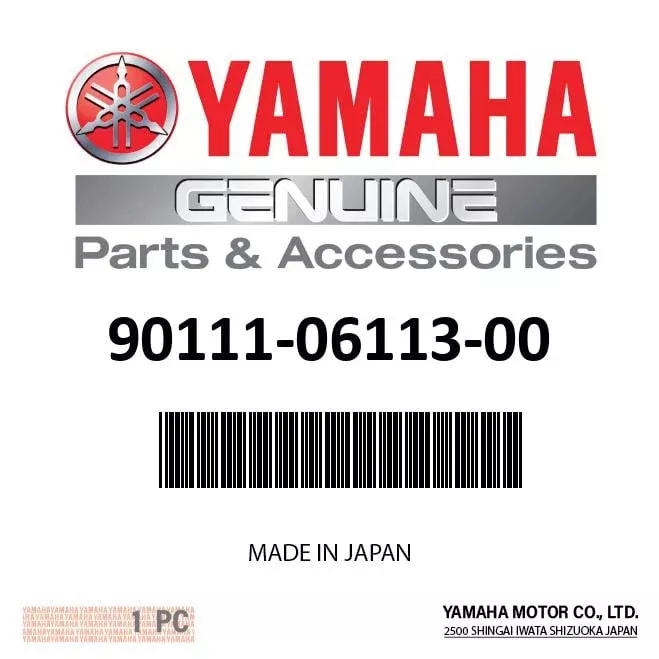 yamaha-bolt-hex-socket-button-90111-06113-00 Yamaha - Bolt,hex. socket button - 90111-06113-00