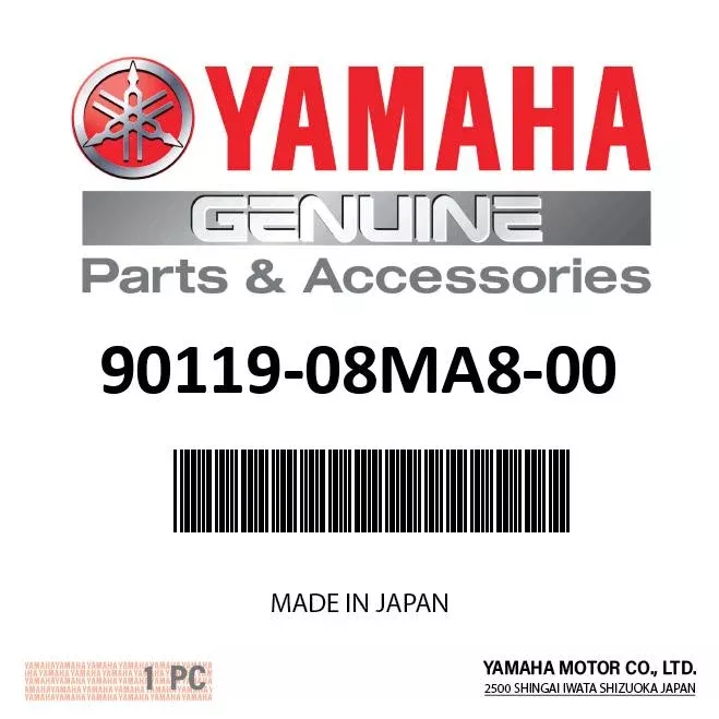 yamaha-bolt-with-washer-90119-08ma8-00 Yamaha - Bolt, with washer - 90119-08MA8-00