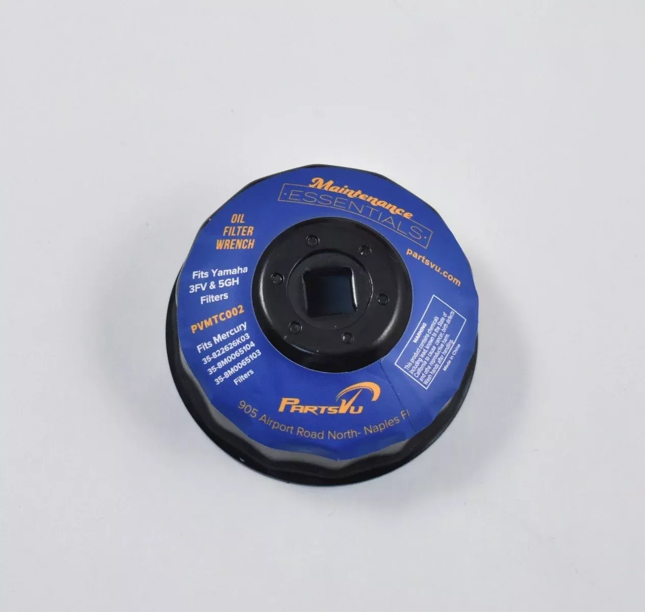 Yamaha & Mercury Marine Oil Filter Wrench - Fits Yamaha 3FV & 5GH and Mercury 822626K03, 8M0065104, 8M0065103 Oil Filters